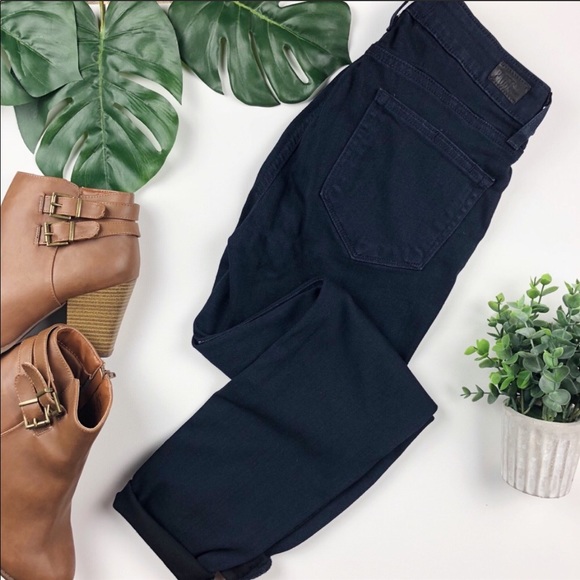 Paige Verdugo Ivan Dark Wash Ankle Jeans - Picture 3 of 8